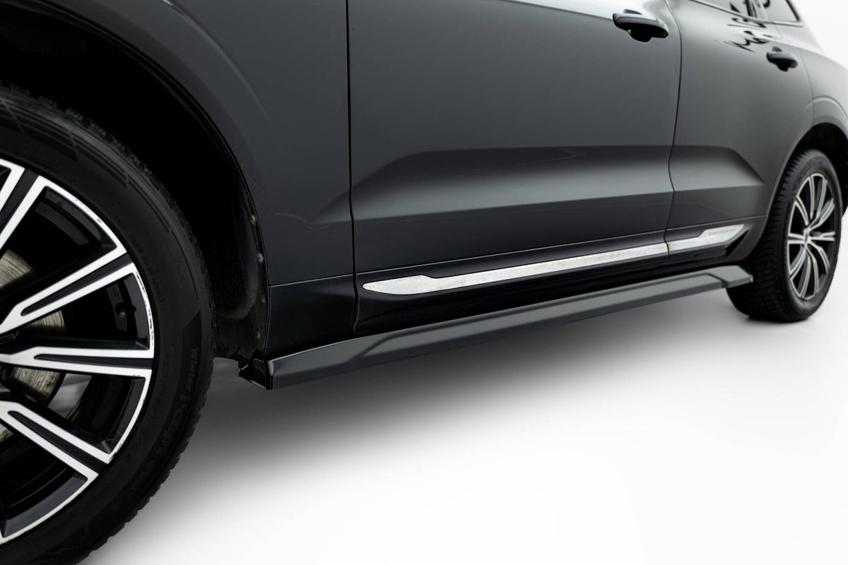 Street+ Seitenschweller Leisten passend für Volvo XC60 Mk2 schwarz Hochglanz – Ansicht 4