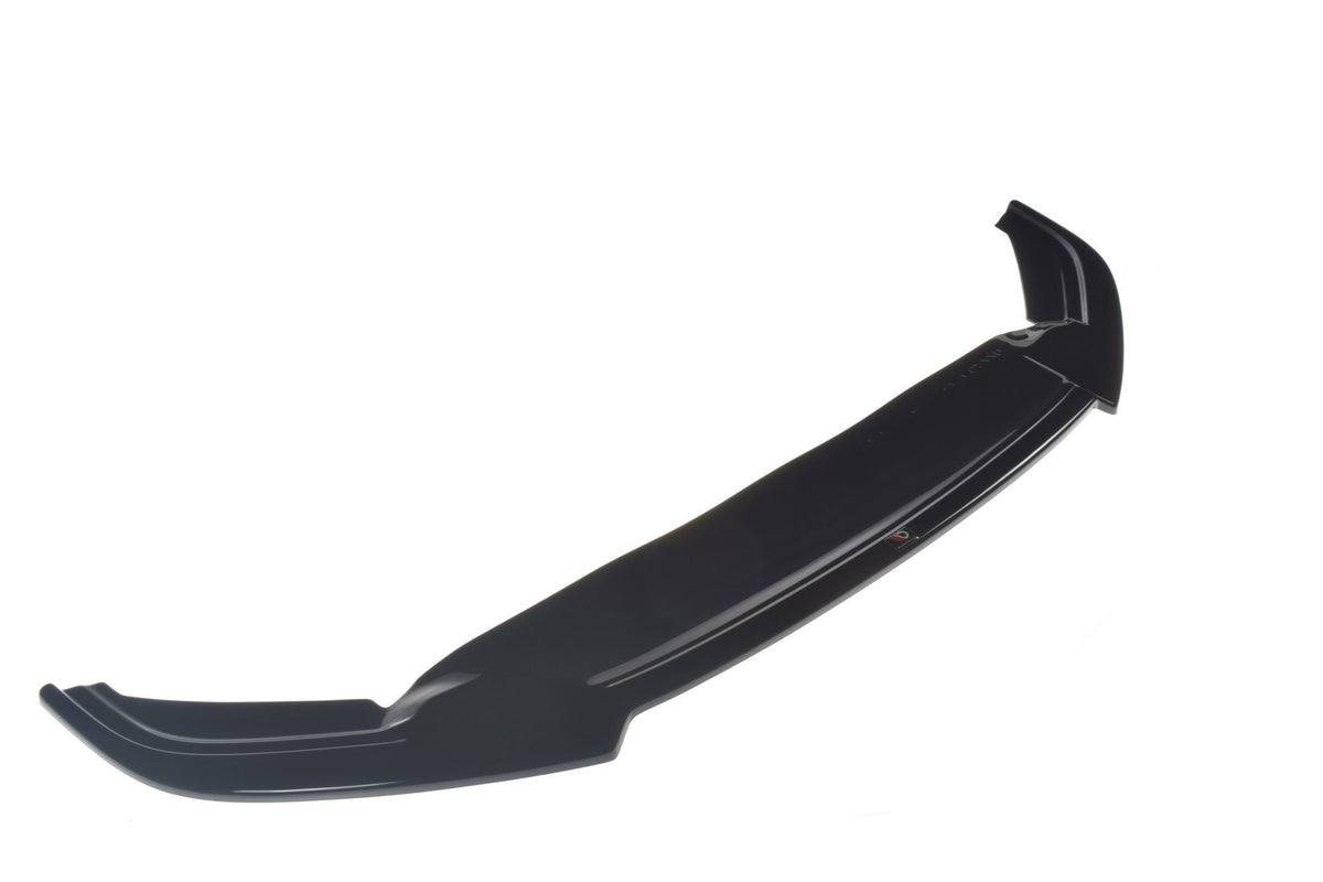 Street+ Spoilerlippe Front Ansatz V.2 passend für VW Passat R-Line B8 schwarz Hochglanz – Ansicht 6