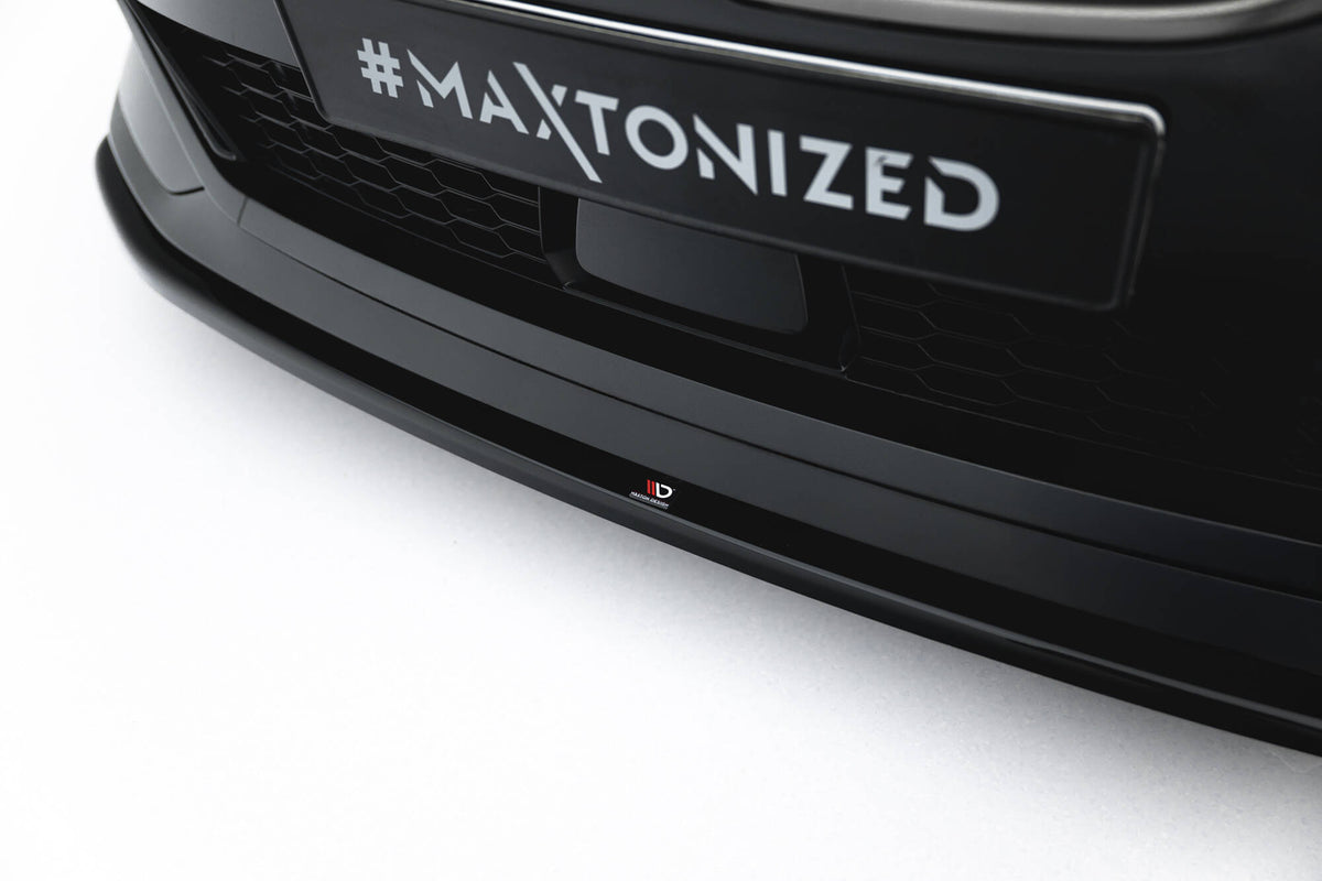 Street+ Spoilerlippe Front Ansatz passend für BMW M135i M-Performance F40 schwarz Hochglanz – Ansicht 3