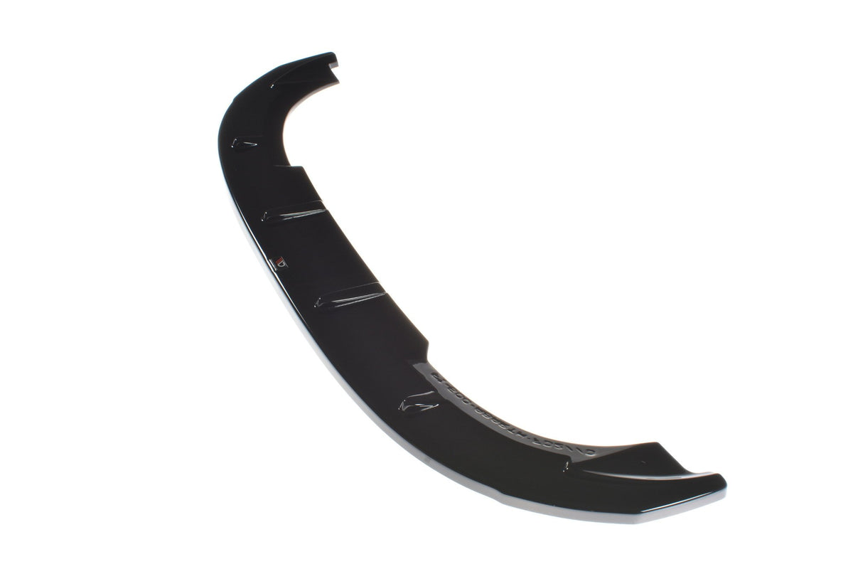 Street+ Spoilerlippe Front Ansatz V.2 passend für Abarth  500 Mk1 schwarz Hochglanz – Ansicht 6