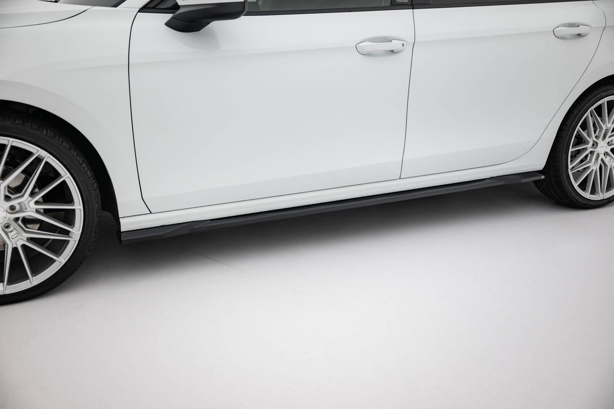 Street+ Seitenschweller Leisten passend für VW Passat B9 schwarz Hochglanz – Ansicht 3