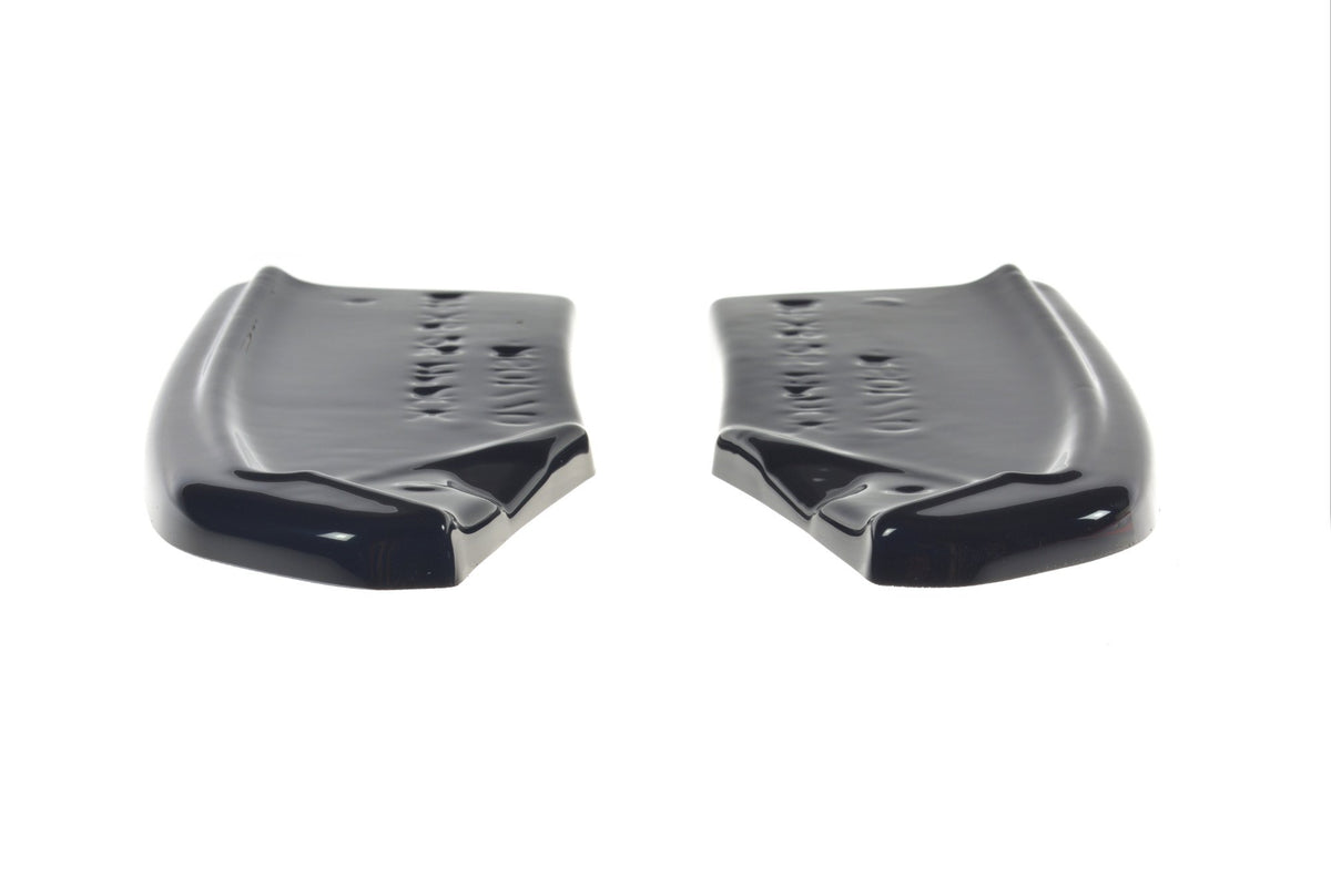 Heck Ansatz Flaps Diffusor passend für BMW X3 M-Paket F25 Facelift schwarz Hochglanz – Ansicht 8