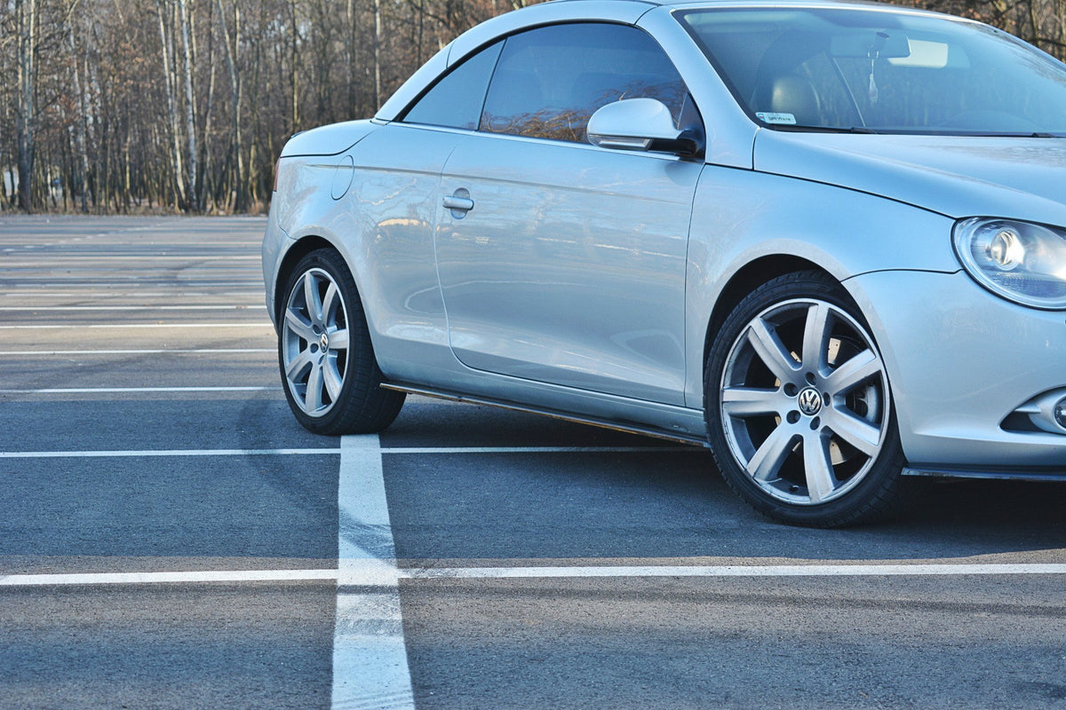 Street+ Seitenschweller Leisten passend für VW EOS schwarz Hochglanz – Ansicht 2