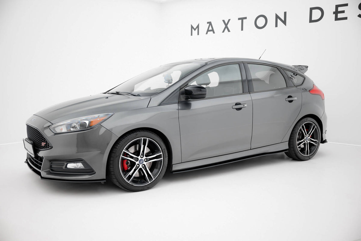 Street Pro Street+ Seitenschweller Leisten passend für Ford Focus ST Mk3 Facelift – Ansicht 1