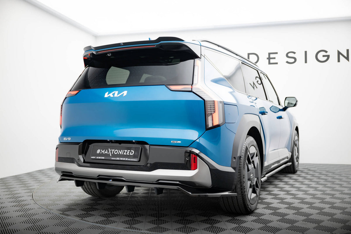 Street+ Mittlerer Diffusor RACE passend für Kia EV9 GT-Line Mk1 schwarz Hochglanz – Ansicht 1