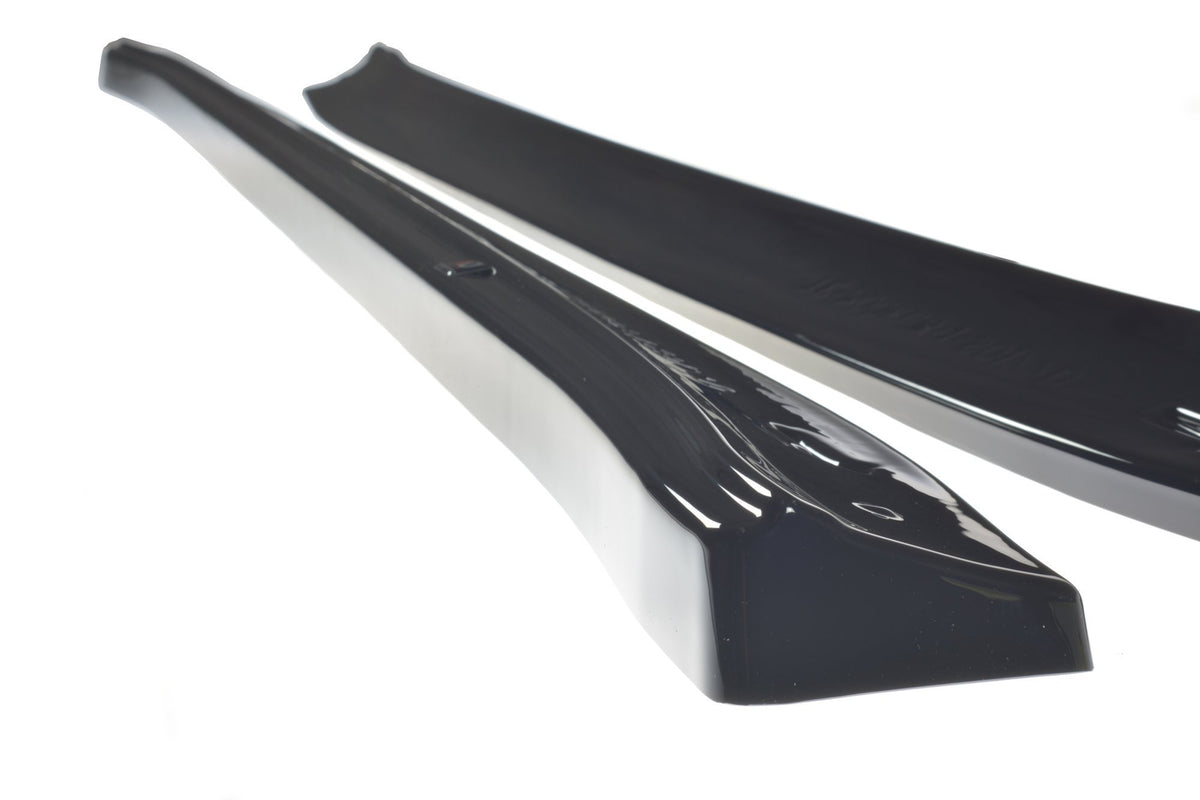 Street+ Seitenschweller Leisten passend für Tesla Model 3 / Model 3 Performance Mk1 / Mk1 Facelift schwarz Hochglanz – Ansicht 7