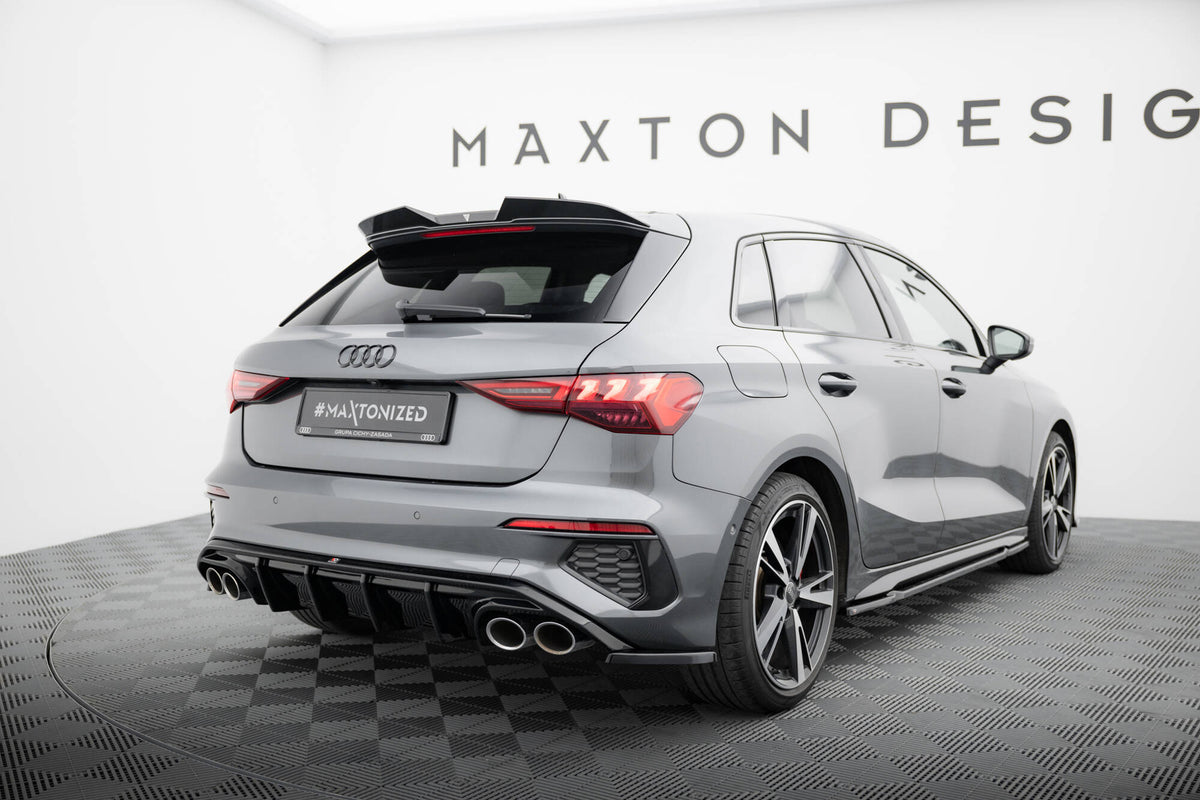 Prepreg Carbon Fiber Heckklappenspoiler Audi RS3 / S3 / A3 S-Line Sportback 8Y / 8Y Facelift – Ansicht 7