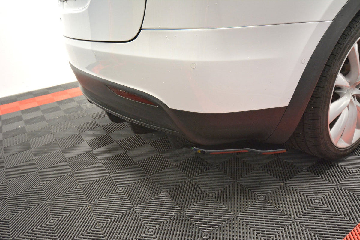 Diffusor Heck Ansatz passend für TESLA MODEL X schwarz Hochglanz – Ansicht 4