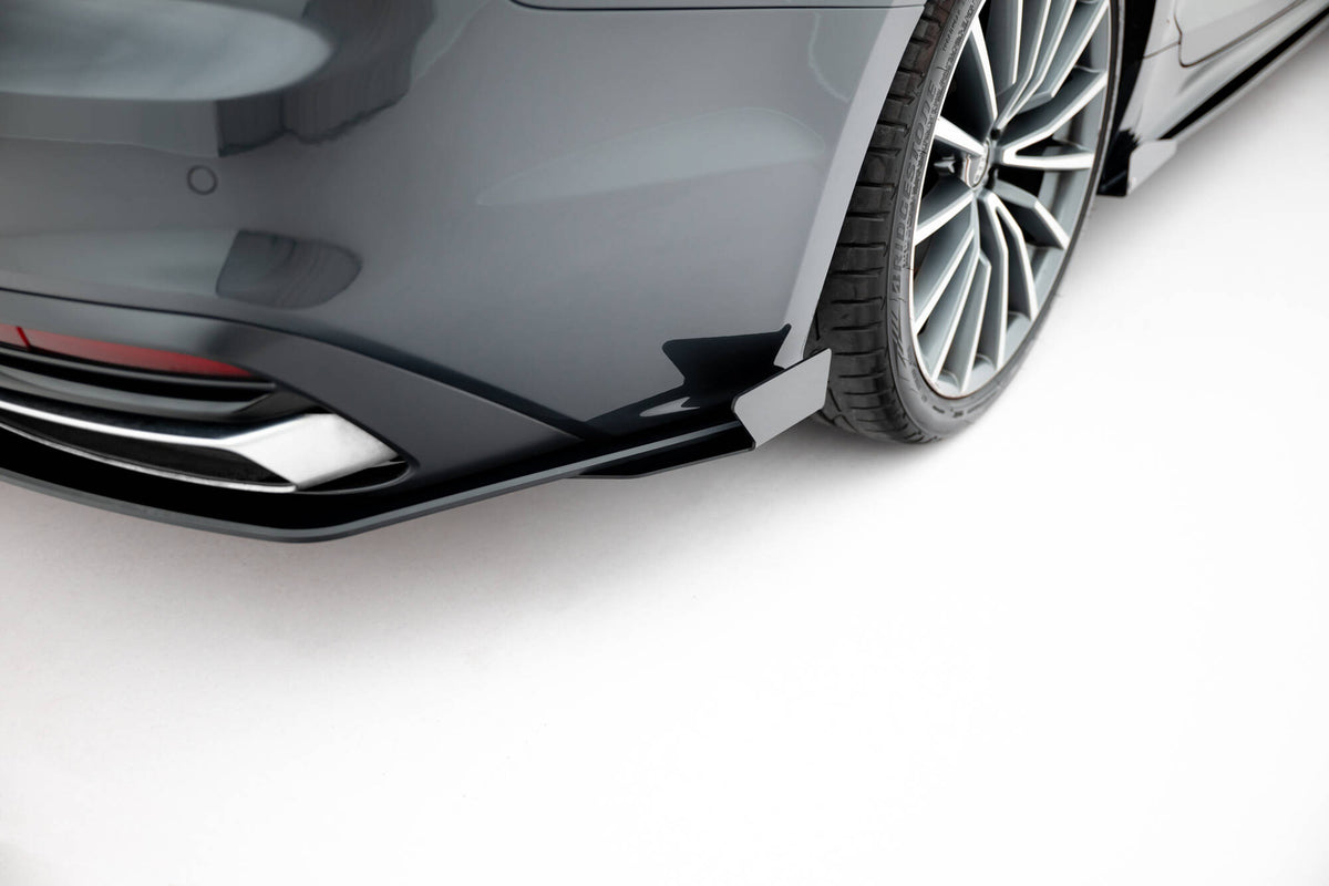 Street Pro Heckschürze + Flaps passend für Audi A5 F5 Facelift schwarz Hochglanz – Ansicht 5