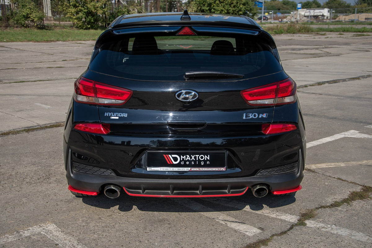 Heck Ansatz Flaps Diffusor V.2 passend für Hyundai I30 N Mk3 Hatchback – Ansicht 4