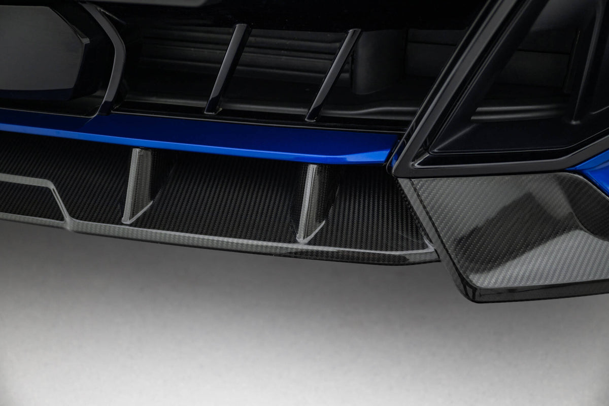 Prepreg Carbon Fiber Street+ Spoilerlippe Front Ansatz passend für BMW X5 M-Paket G05 Facelift – Ansicht 2