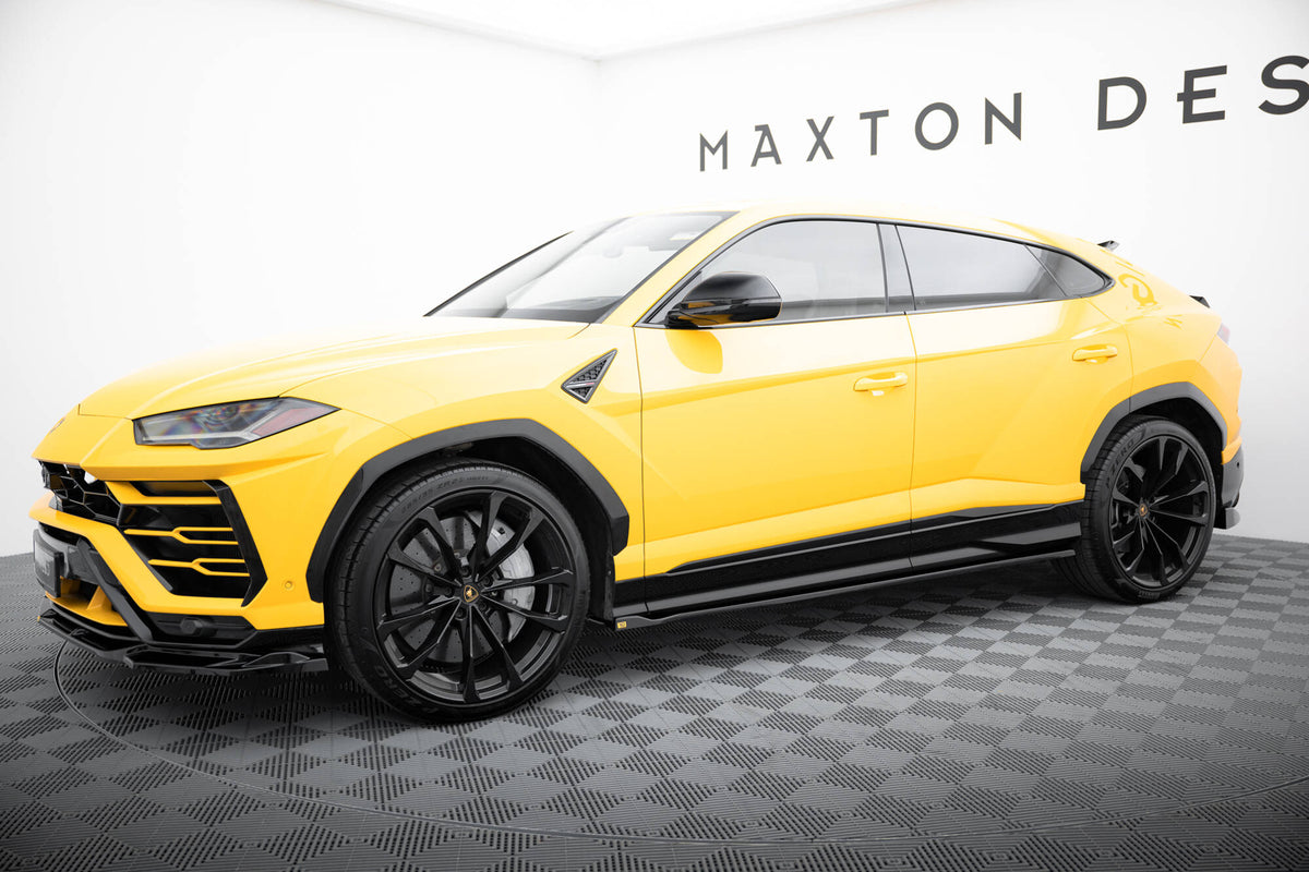 Street+ Seitenschweller Leisten passend für Lamborghini Urus Mk1 schwarz Hochglanz – Ansicht 1