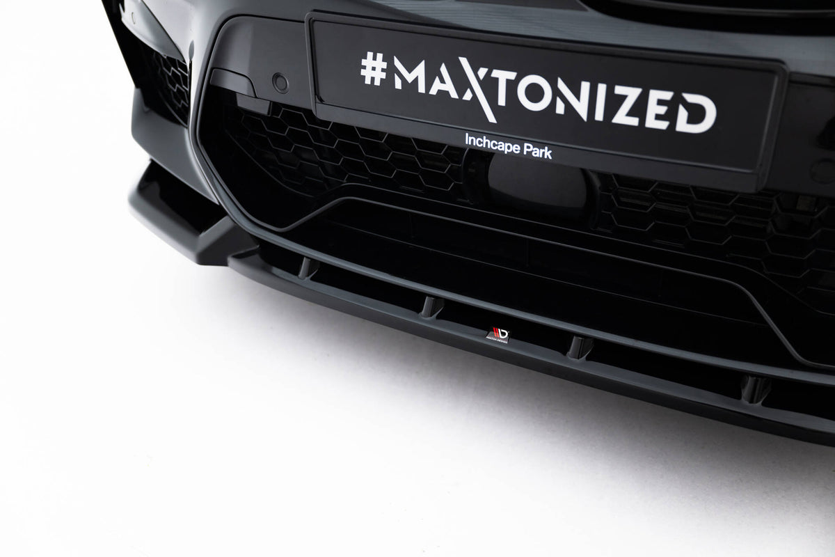 Street+ Spoilerlippe Front Ansatz passend für BMW X3 M F97 schwarz Hochglanz – Ansicht 4