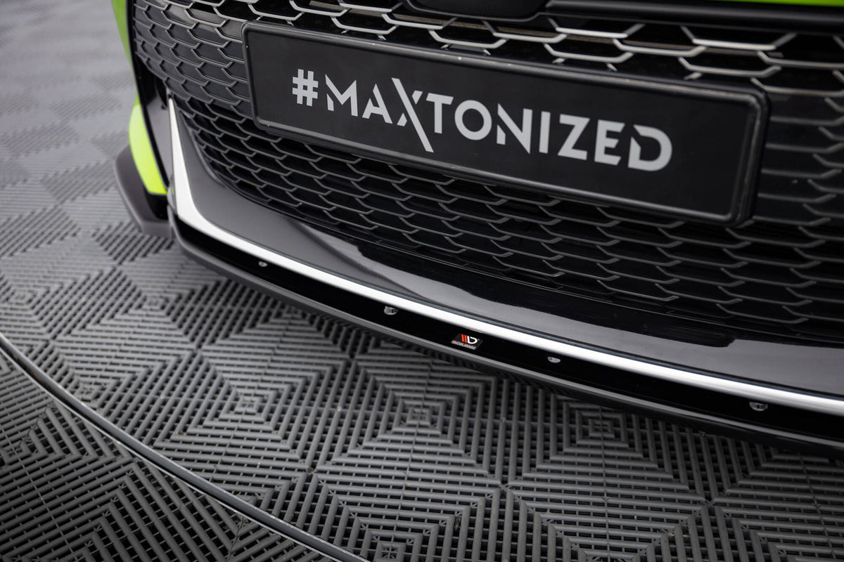 Street+ Spoilerlippe Front Ansatz passend für Toyota Corolla GR Sport XII schwarz Hochglanz – Ansicht 5