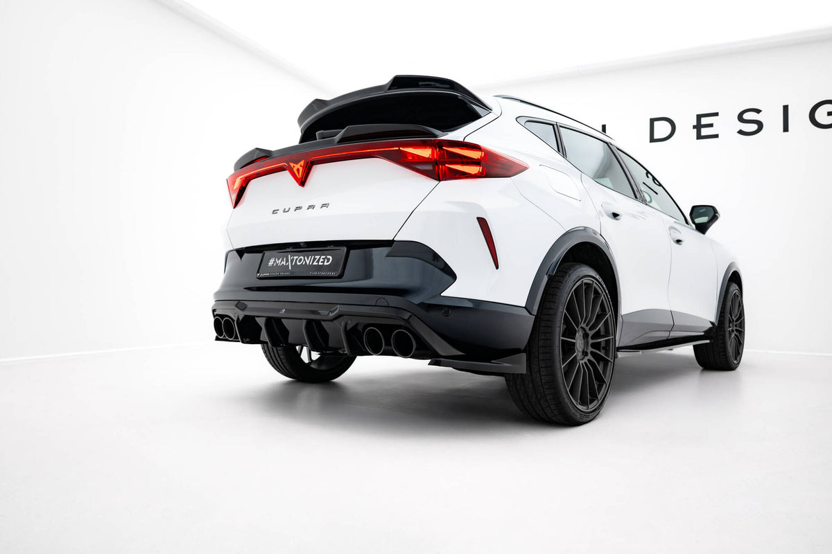 Diffusor Heck Ansatz + Endrohre passend für Cupra Formentor Mk1 Facelift – Ansicht 4