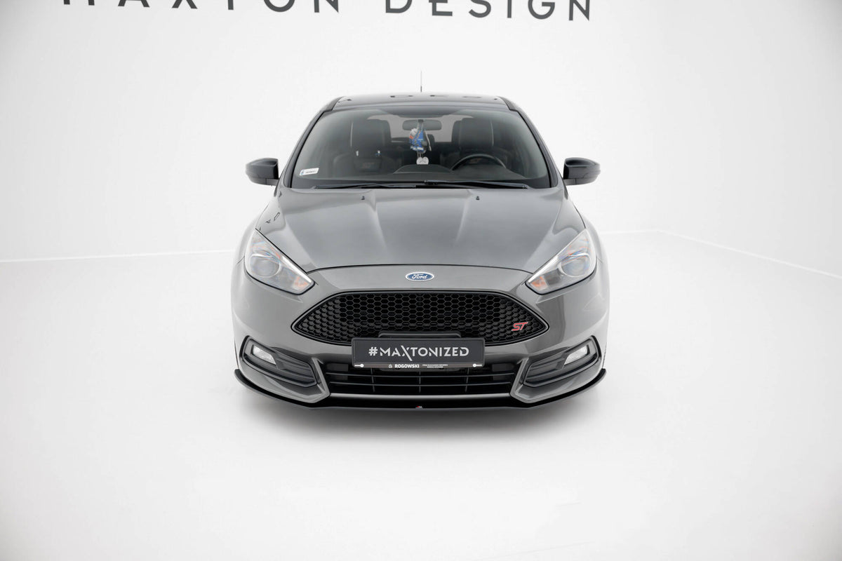 Street Pro Street+ Spoilerlippe Front Ansatz passend für Ford Focus ST Mk3 Facelift – Ansicht 1