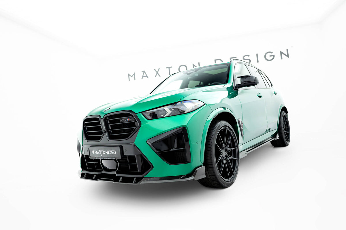 Prepreg Carbon Fiber Street+ Spoilerlippe Front Ansatz passend für BMW X5 M F95 Facelift – Ansicht 6