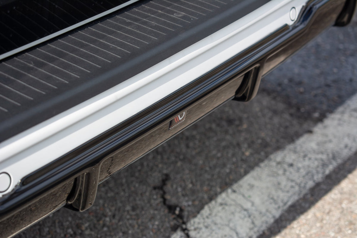 Diffusor Heck Ansatz passend für VW T6 / T6.1 schwarz Hochglanz – Ansicht 3