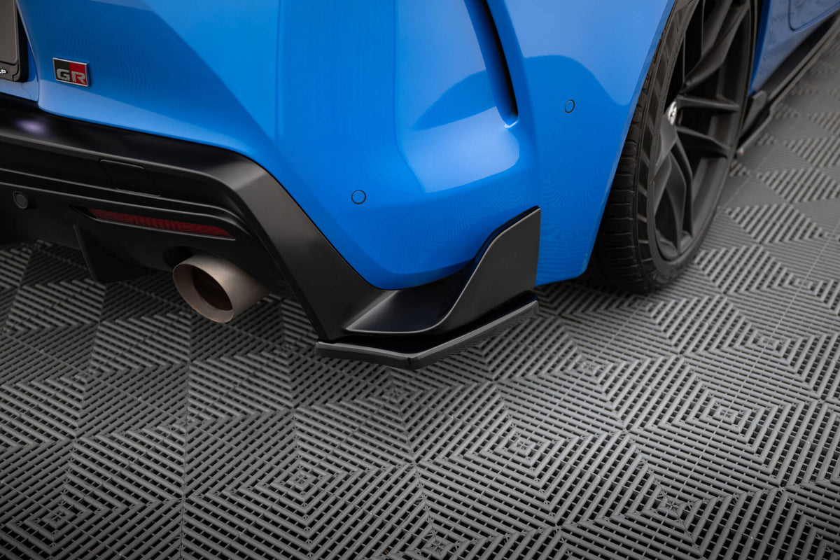 Heck Ansatz Flaps Diffusor V.2 passend für Toyota Supra Mk5 schwarz Hochglanz – Ansicht 7
