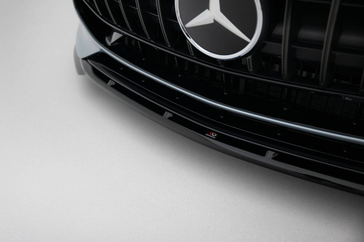 Street+ Spoilerlippe Front Ansatz V.2 passend für Mercedes-AMG GT 63 / 55 / 63 S E Performance C192 schwarz Hochglanz – Ansicht 5