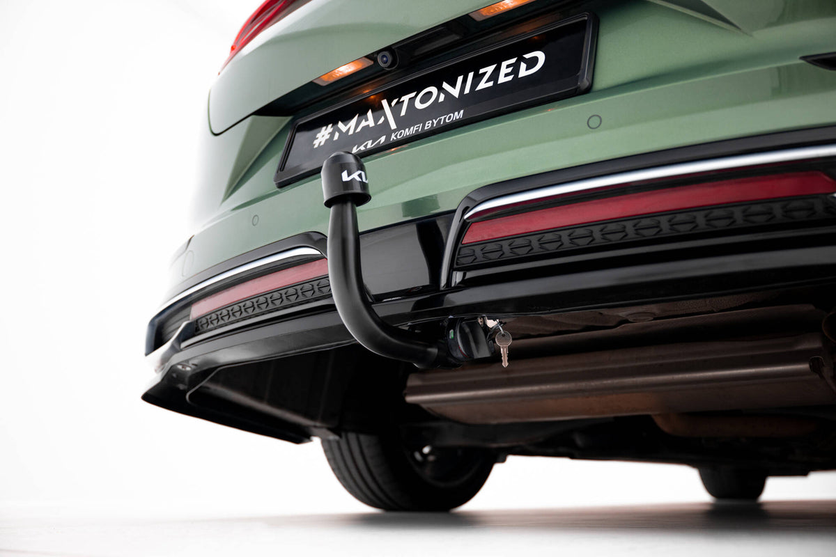 Street+ Mittlerer Diffusor RACE passend für Kia Proceed GT-Line Mk1 Facelift schwarz Hochglanz – Ansicht 6