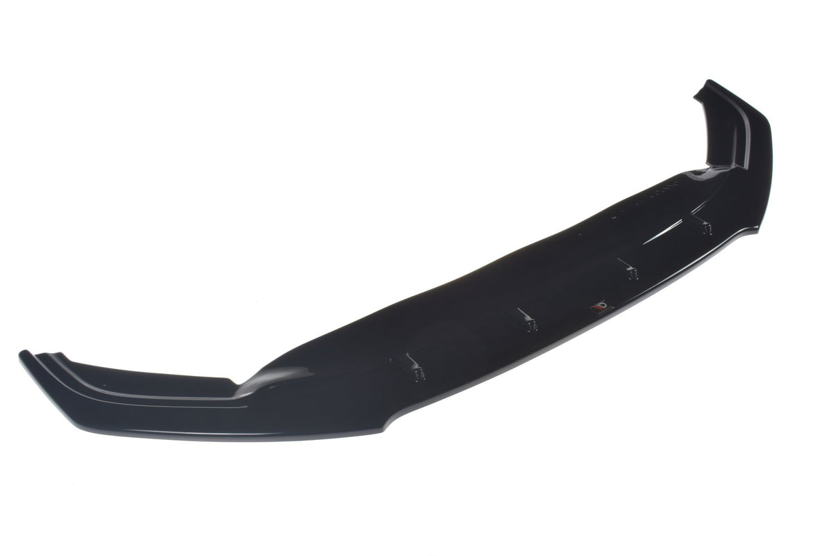 Street+ Spoilerlippe Front Ansatz V.1 passend für VW Passat R-Line B8 schwarz Hochglanz – Ansicht 8