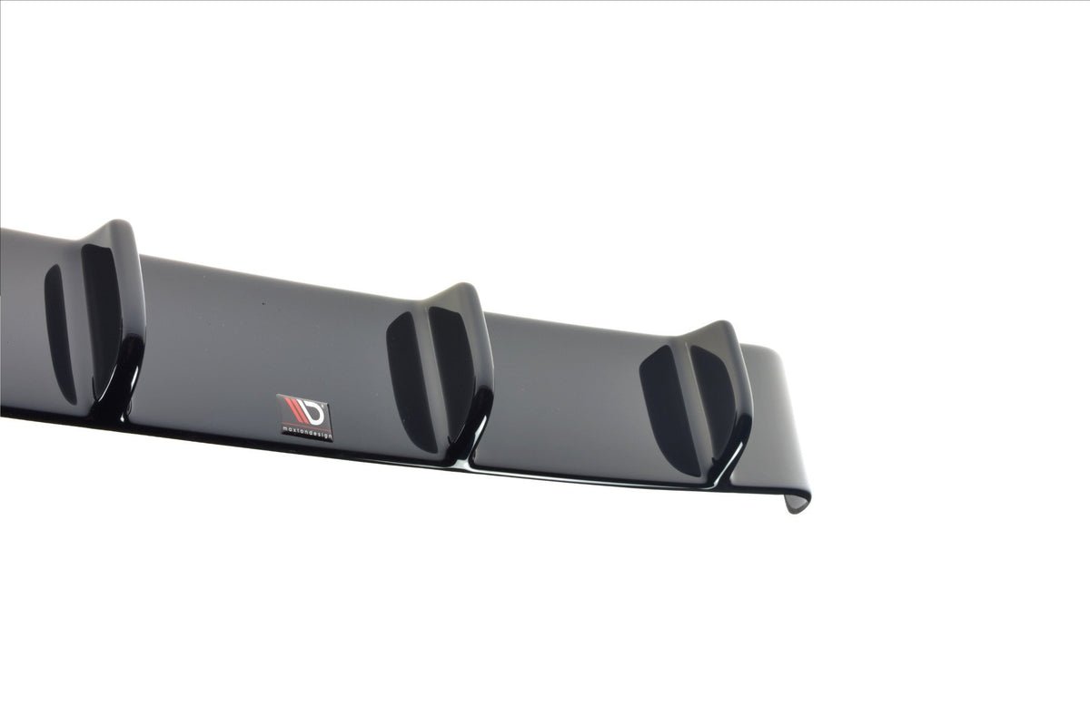 Diffusor Heck Ansatz passend für Hyundai I30 N Mk3 Hatchback schwarz Hochglanz – Ansicht 7