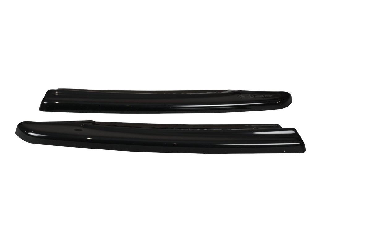 Heck Ansatz Flaps Diffusor passend für Mercedes-Benz CLA AMG-Line C117  schwarz Hochglanz – Ansicht 5