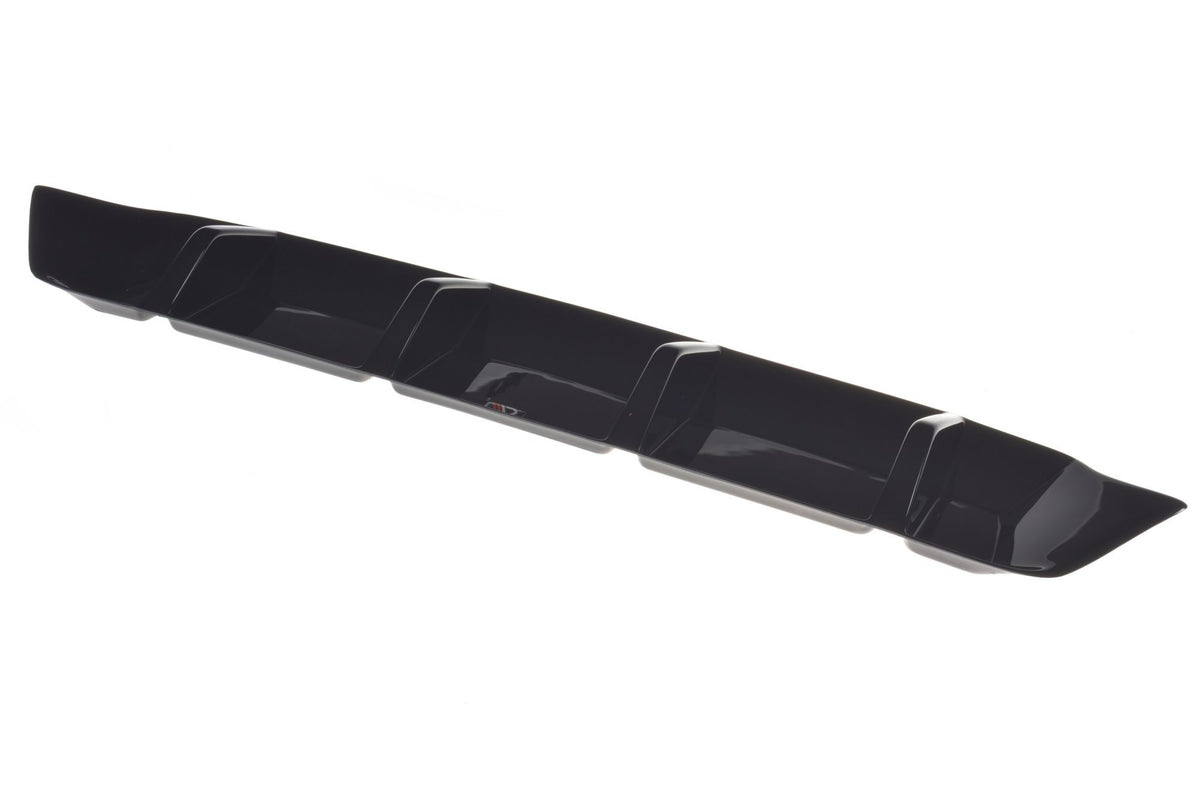 Diffusor Heck Ansatz passend für Skoda Superb Liftback / Combi Mk3 FL schwarz Hochglanz – Ansicht 6