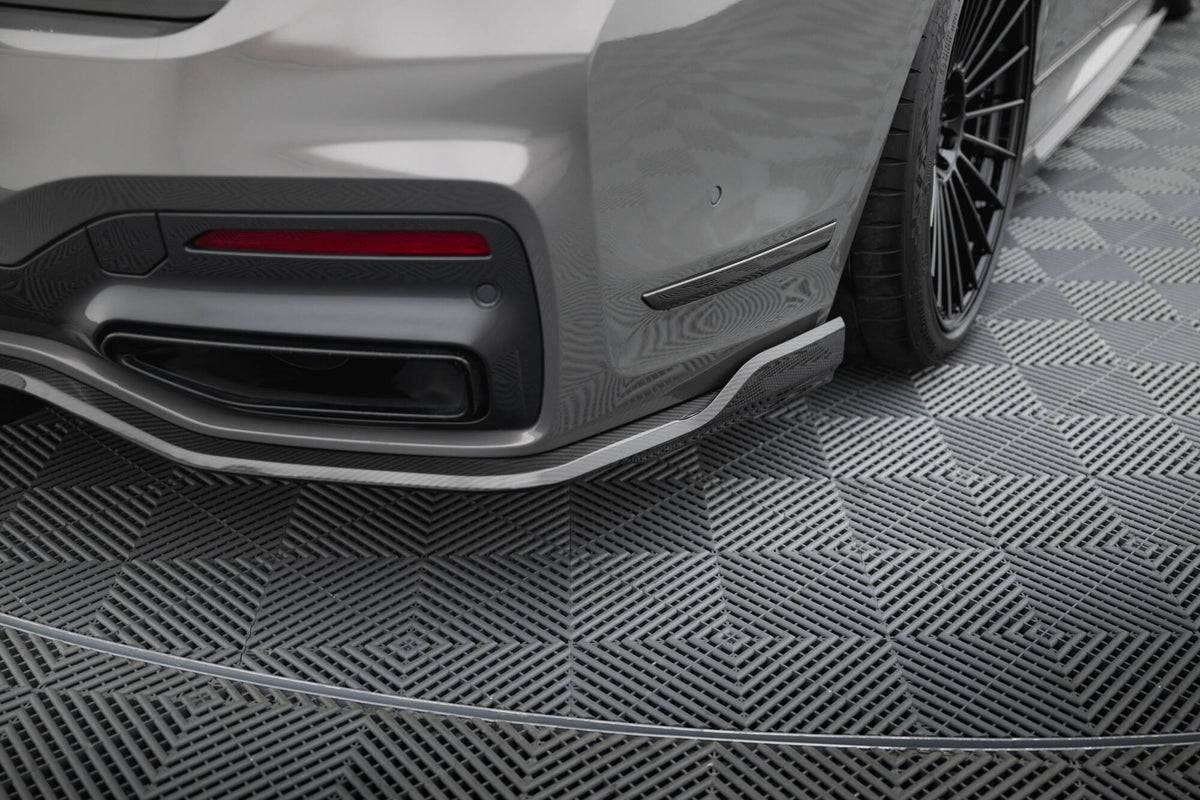 Set of Carbon Fiber Splitters BMW 7 M-Paket G11 Facelift schwarz matt – Ansicht 10