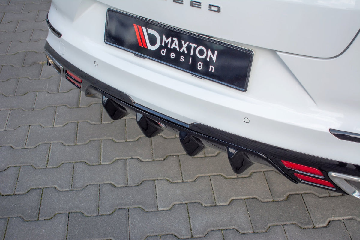 Diffusor Heck Ansatz passend für Kia ProCeed GT Mk1 schwarz Hochglanz – Ansicht 1