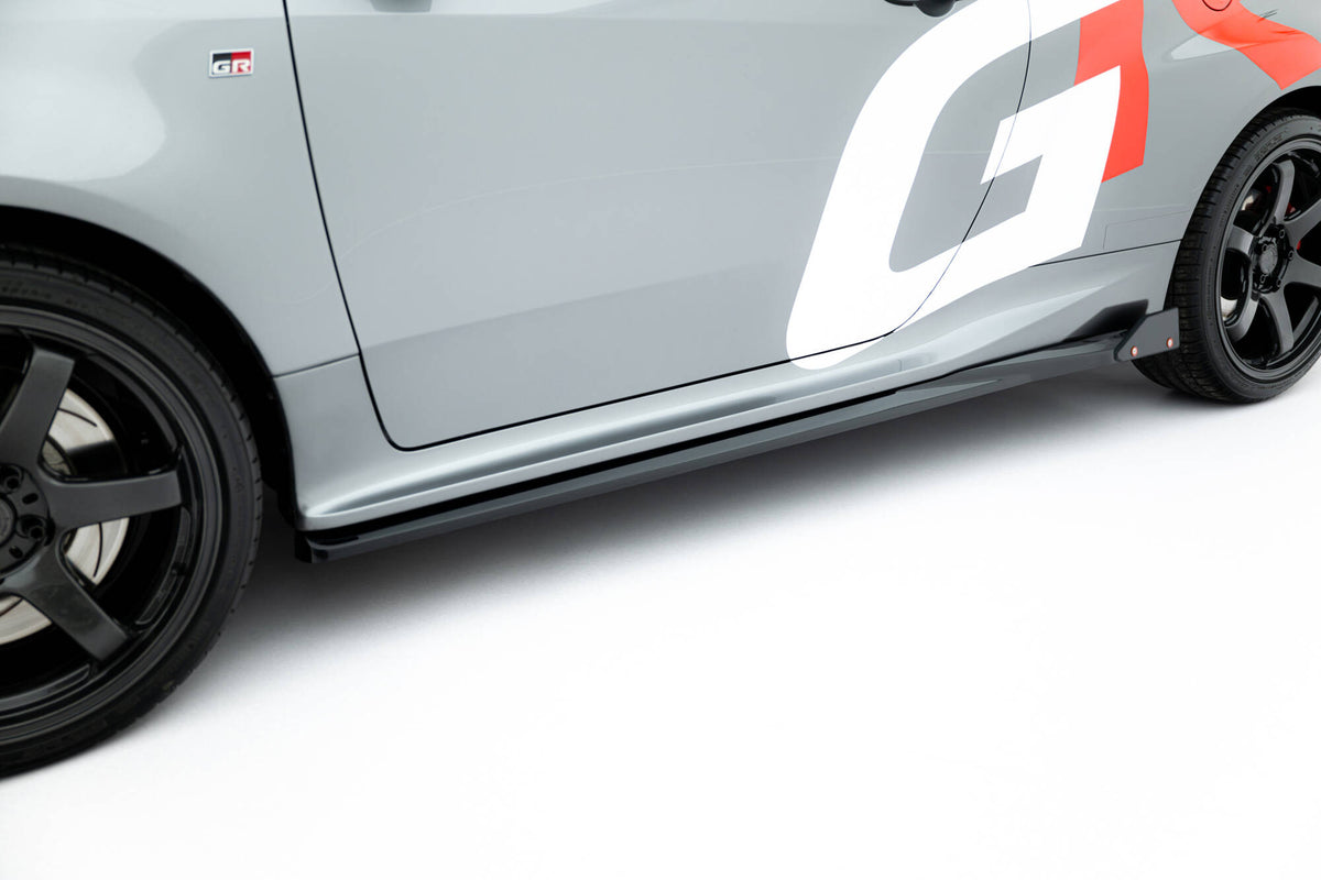 Street+ Seitenschweller Leisten + Flaps passend für Toyota GR Yaris Mk4 Facelift – Ansicht 3
