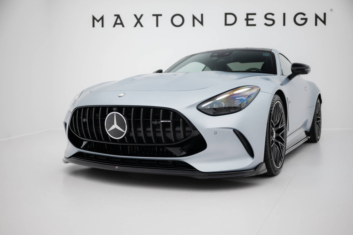 Street+ Spoilerlippe Front Ansatz V.1 passend für Mercedes-AMG GT 63 / 55 / 63 S E Performance C192 schwarz Hochglanz – Ansicht 5