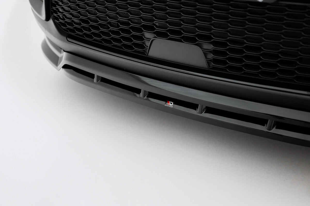 Street+ Spoilerlippe Front Ansatz passend für Jeep Grand Cherokee Mk5 schwarz Hochglanz – Ansicht 4