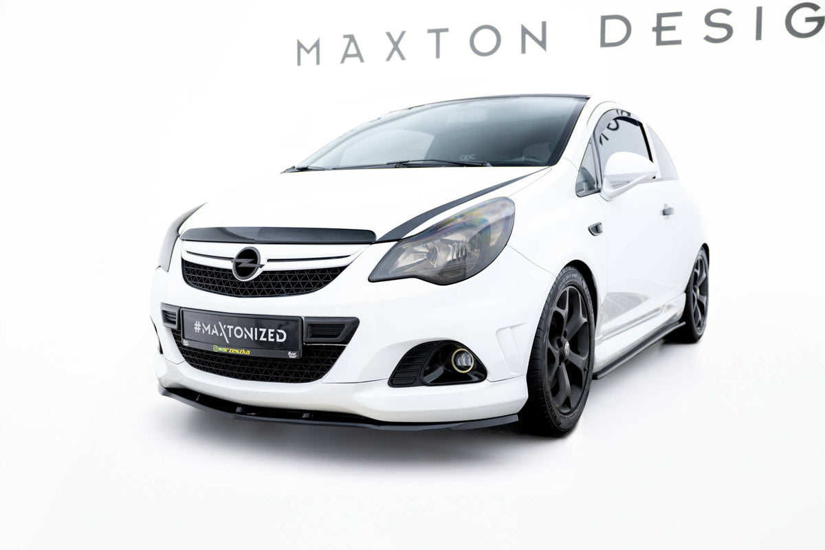Frontdiffusor Opel Corsa D OPC/VXR schwarz Hochglanz – Ansicht 3