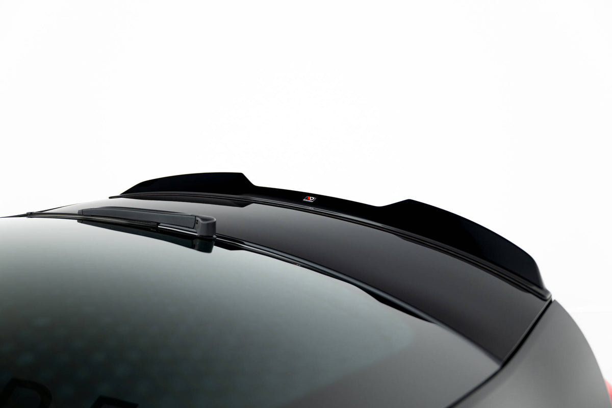 Heckspoiler Lippe 3D Skoda Octavia RS / Sportline / Standard Liftback MK4 / Mk4 Facelift schwarz Hochglanz – Ansicht 3