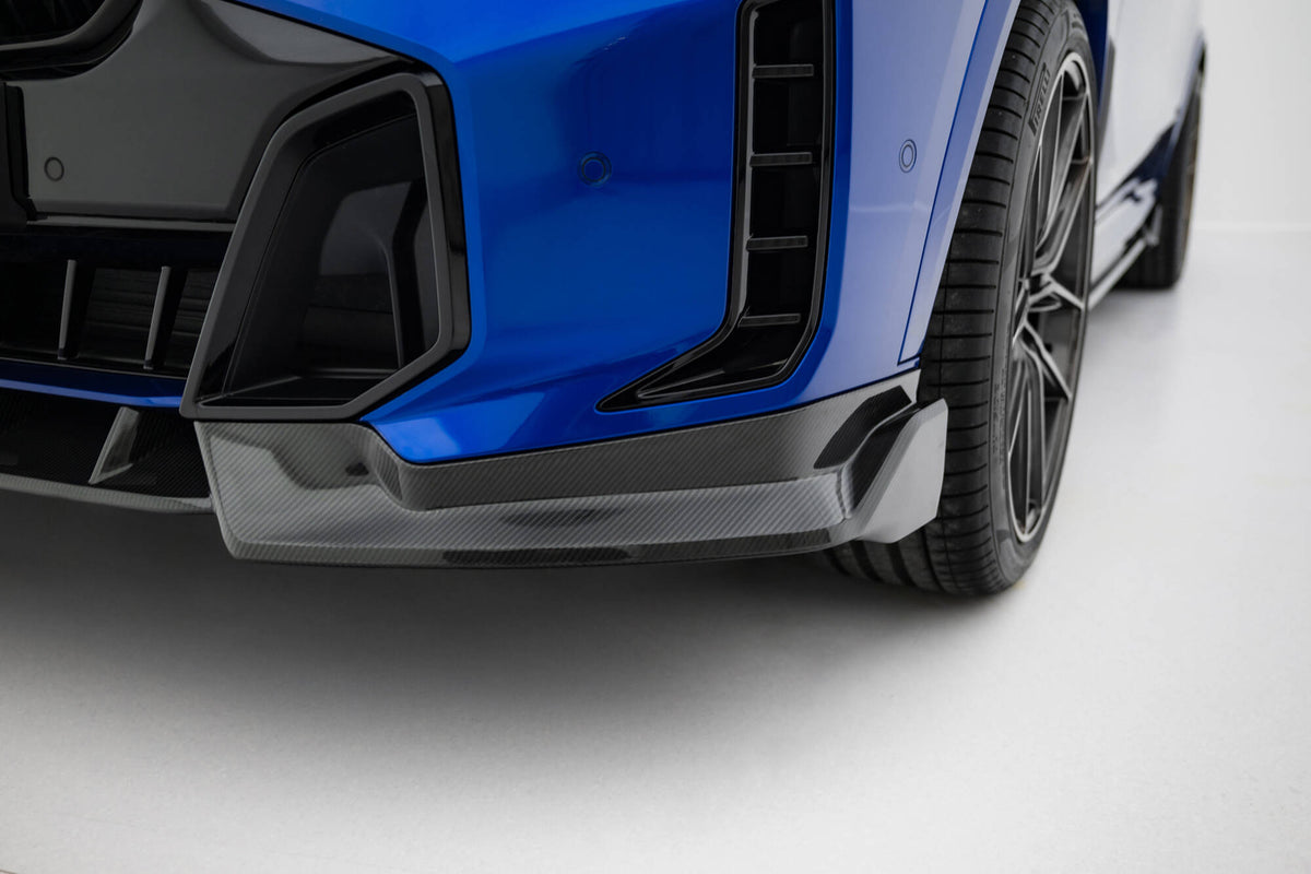 Prepreg Carbon Fiber Street+ Spoilerlippe Front Ansatz passend für BMW X5 M-Paket G05 Facelift – Ansicht 7