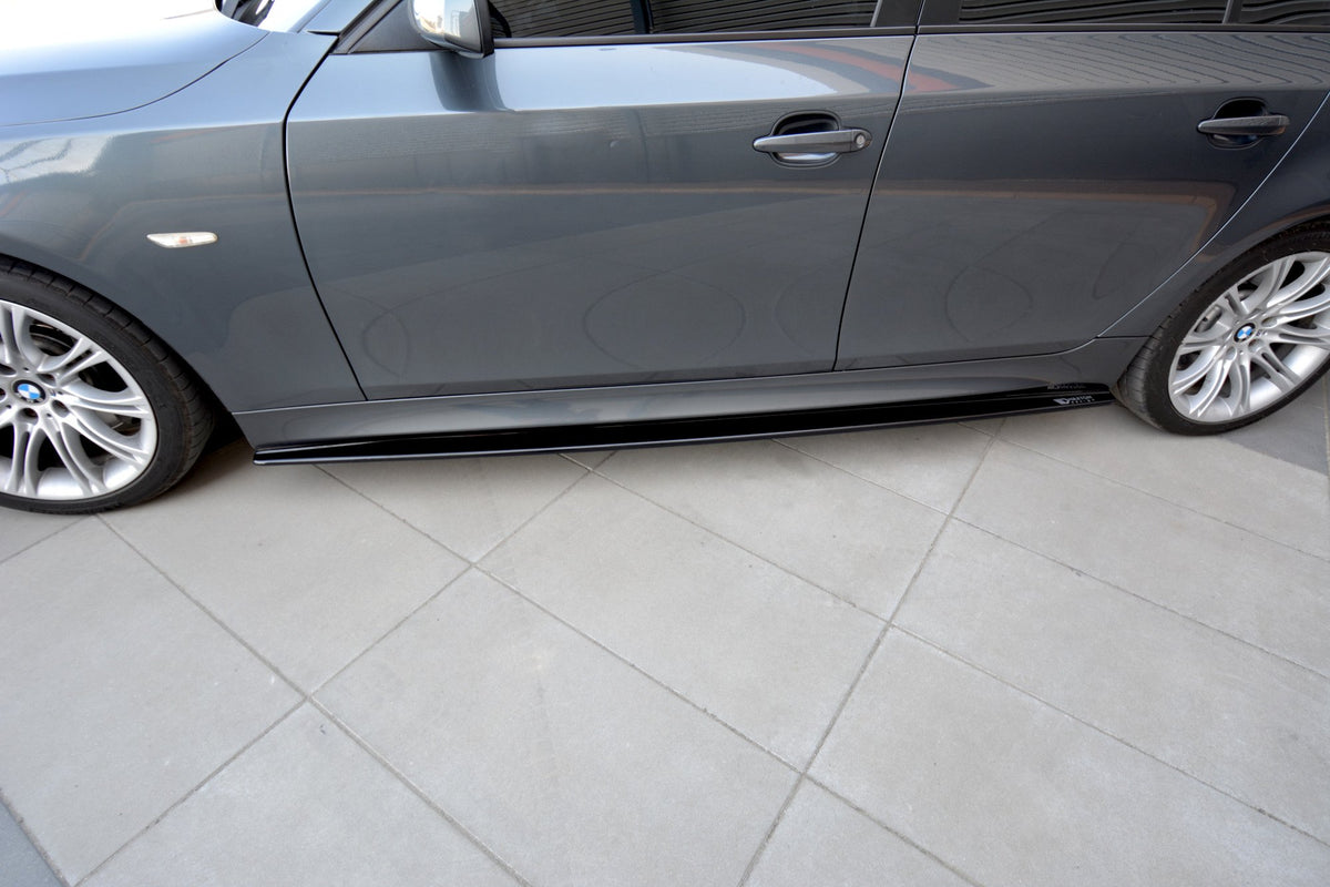 Street+ Seitenschweller Leisten passend für BMW 5er E60/61 M Paket schwarz Hochglanz – Ansicht 5