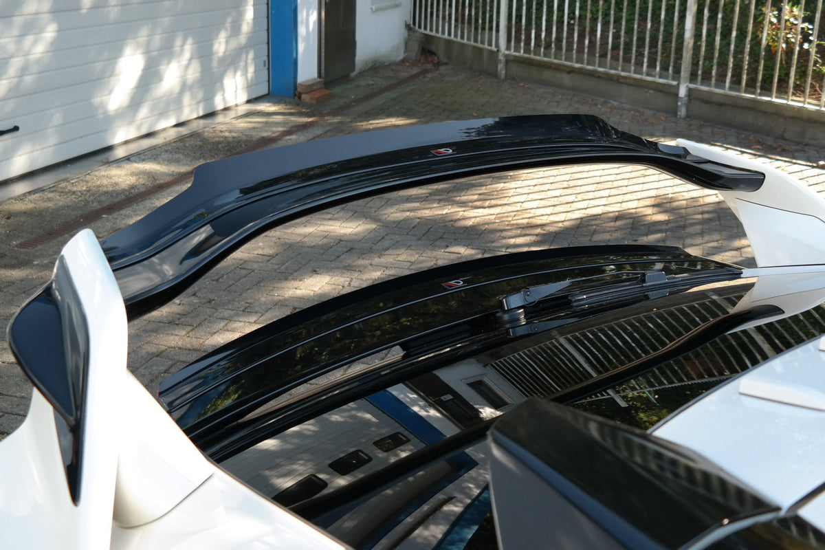 OBERER Heckspoiler Lippe V.2 Honda Civic Type-R Mk10 / Mk10 Facelift schwarz Hochglanz – Ansicht 3