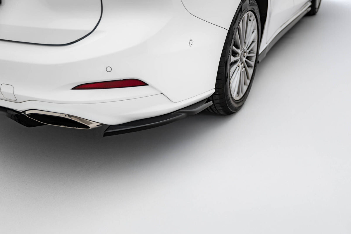 Heck Ansatz Flaps Diffusor passend für Ford Focus Vignale Kombi Mk4 schwarz Hochglanz – Ansicht 4