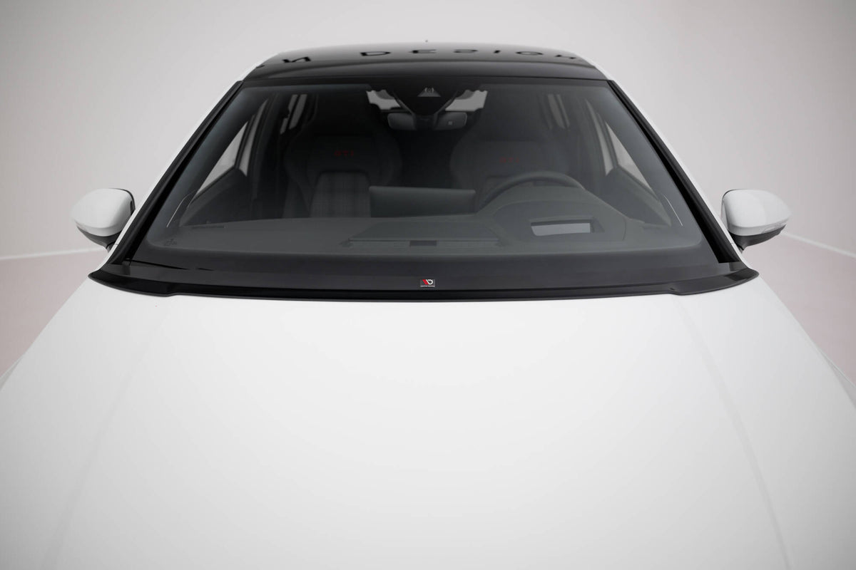 Verlängerung motorhaube VW Golf Mk8 schwarz Hochglanz – Ansicht 3