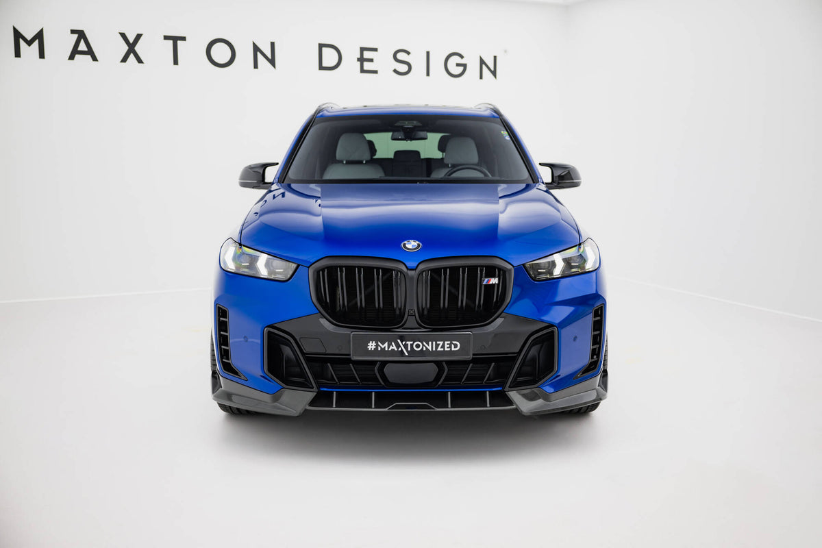Prepreg Carbon Fiber Street+ Spoilerlippe Front Ansatz passend für BMW X5 M-Paket G05 Facelift – Ansicht 3