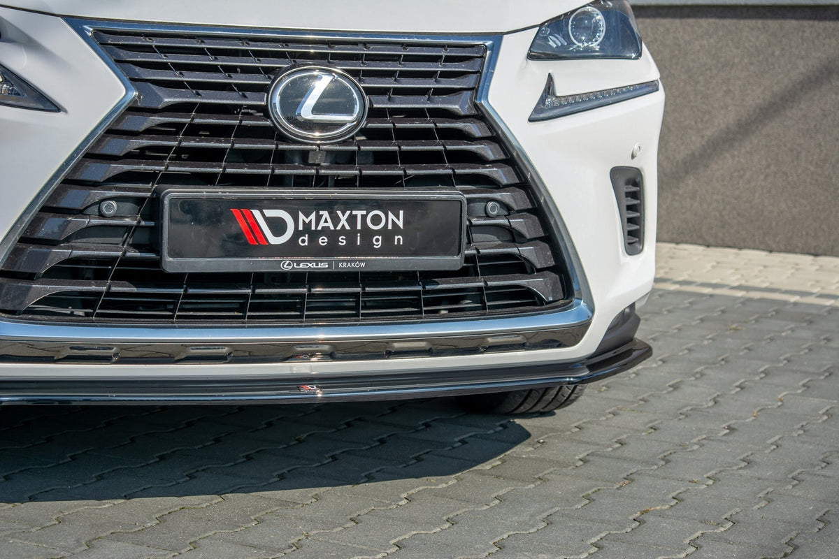 Street+ Spoilerlippe Front Ansatz passend für Lexus NX Facelift schwarz Hochglanz – Ansicht 4