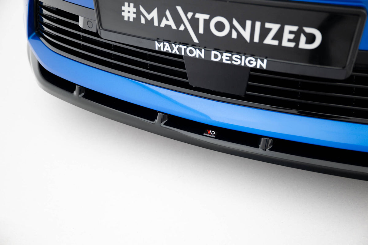 Street+ Spoilerlippe Front Ansatz V.2 passend für Opel Astra L (MK6) schwarz Hochglanz – Ansicht 3