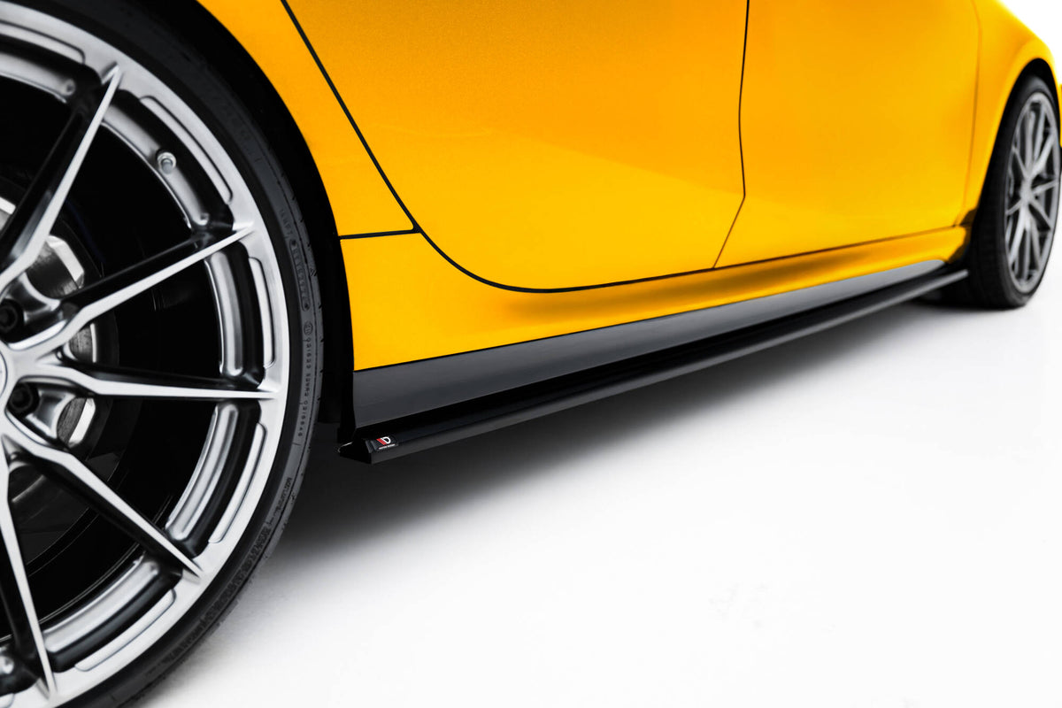 Street+ Seitenschweller Leisten passend für V.1 passend für BMW 1er M-Paket F70 schwarz Hochglanz – Ansicht 1