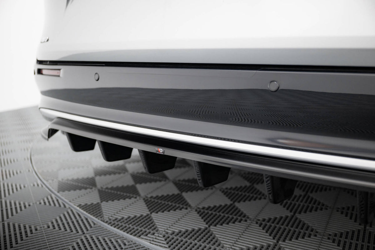 Street+ Mittlerer Diffusor RACE passend für Toyota Sienna Mk4 schwarz Hochglanz – Ansicht 3
