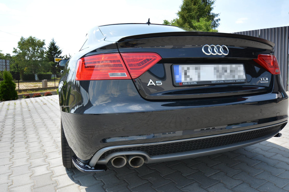 Heckspoiler Lippe Audi A5 Sportback S-Line 8T Facelift schwarz Hochglanz – Ansicht 4