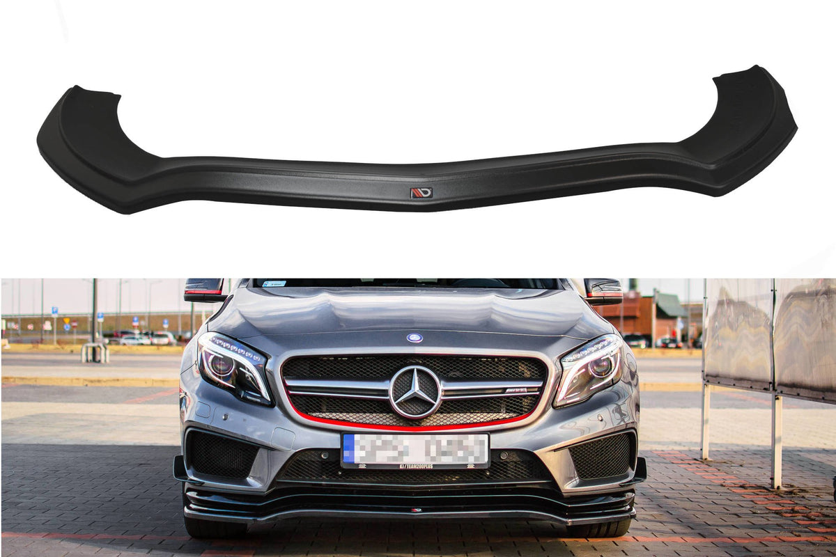 Street+ Spoilerlippe Front Ansatz passend für Mercedes-Benz GLA 45 AMG schwarz Hochglanz – Ansicht 2