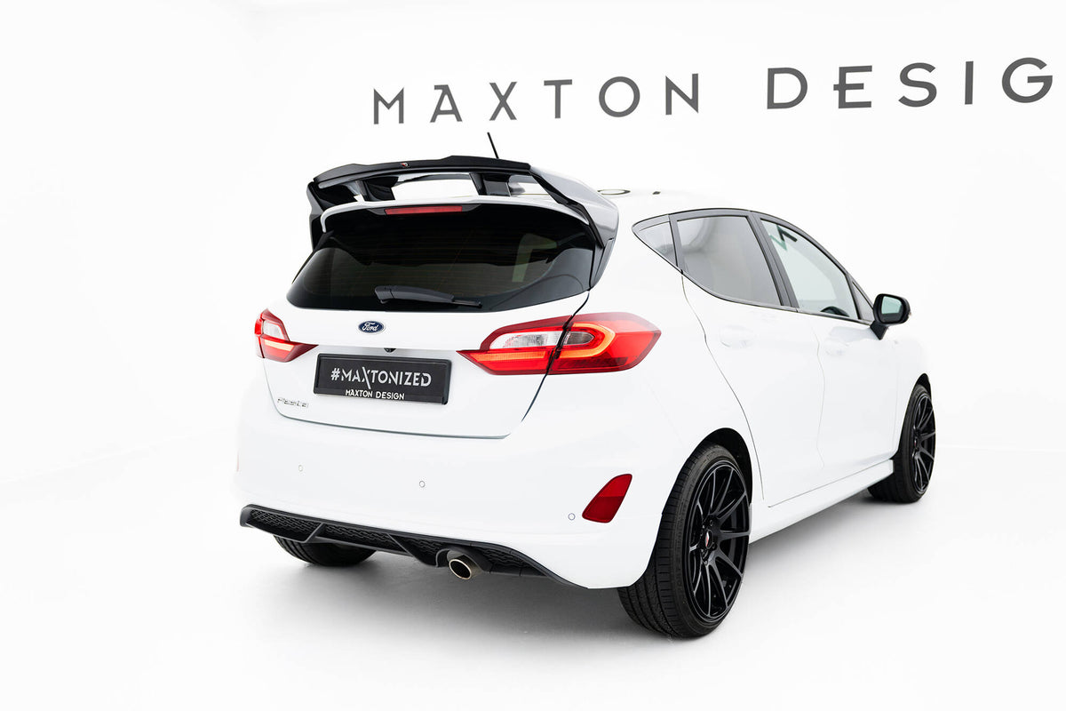Heckspoiler Lippe Ford Fiesta ST / ST-Line Mk8 / Mk8 Facelift (Für Spoiler FO-FI-8-ST-FH1FP) schwarz Hochglanz – Ansicht 1