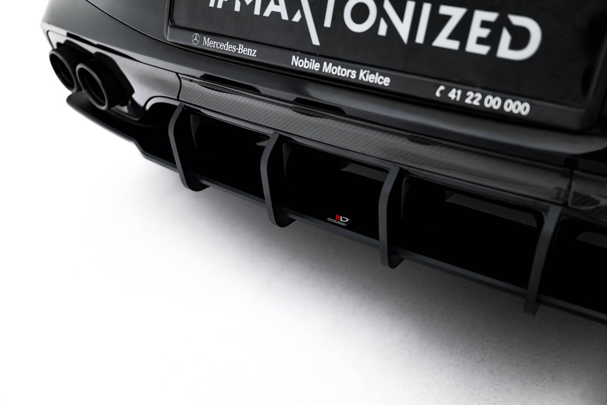 Street Pro Heckschürze + Flaps passend für Mercedes-AMG CLE 53 C236 schwarz Hochglanz – Ansicht 5